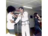 This Is Me Teaching In A Military Abandoned Office, I Had About 10 Teenage Students Who Wanted To Train.