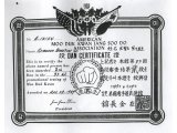 American Moo Duk Kwan Tang Soo Do Association Dan Papers