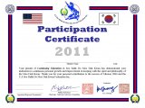 Member Participation Certificate