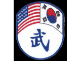 World Moo Duk Kwan Dual Flag Patch